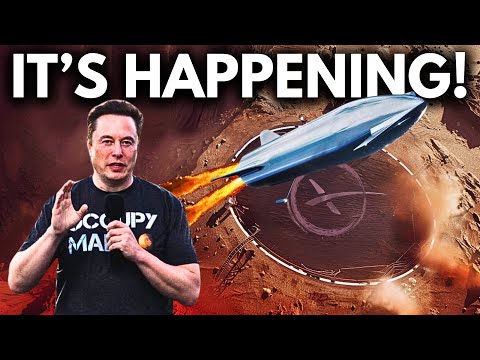 Elon Musk JUST REVEALED Insane SpaceX Landing Site On Mars!