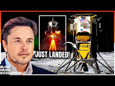 Elon Musk’s SpaceX Intuitive Machine Lunar Lander Successful Landing!