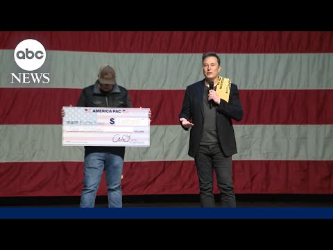 Elon Musk’s PAC pays out third $1 million check to voter