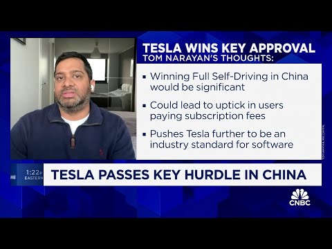 Tesla developments in China could be key for the company, says RBC’s Tom Narayan