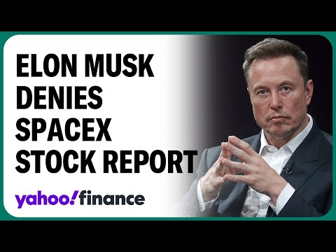 Elon Musk denies report that SpaceX considering stock sale