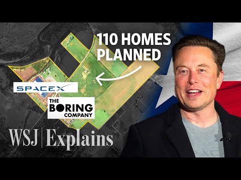 Why Elon Musk Is Planning Towns for Tesla, SpaceX and Boring Co. Workers | WSJ