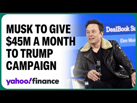 Elon Musk pledges to contribute $45M a month to Trump campaign: Report