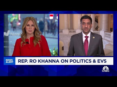 Rep. Ro Khanna: Excluding Tesla and Elon Musk from California’s EV tax credits is ‘just foolish’