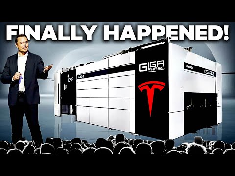 Elon Musk Unveils A Brand New GIGAPRESS, Bigger Than The Last!