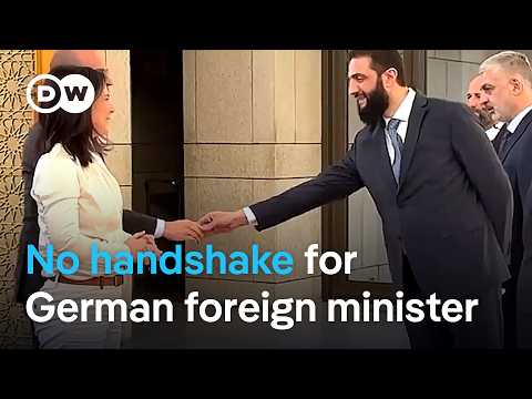 French, German FMs meet Syria’s new de facto leaders | DW News