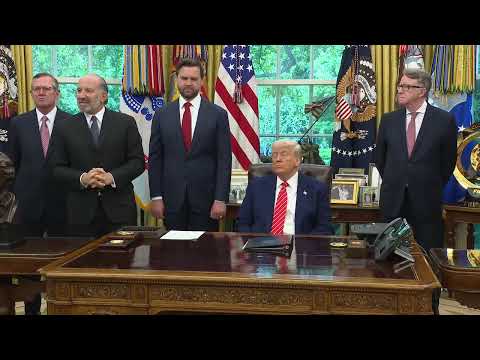 President Trump Makes a Trade Announcement, May 8, 2025