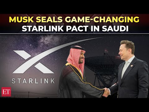 Starlink enters Saudi! Elon Musk seals major deal during Trump’s Gulf tour, teases Tesla robotaxis