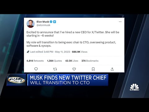 Elon appoints a Twitter new CEO
