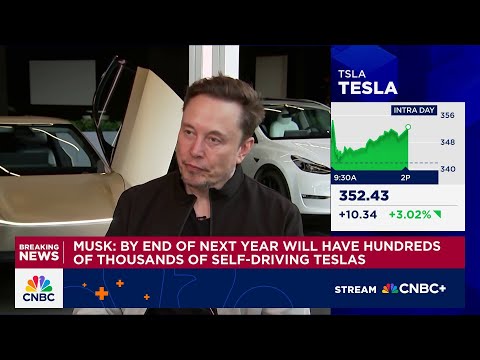 Elon Musk: We’ll have hundreds of thousands of full self-driving Teslas by the end of next year