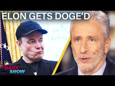 Jon Stewart on Elon Musk’s Black-Eyed Exit & Trump’s Insane New Biden Conspiracy | The Daily Show