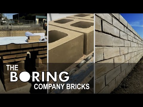 What happened to Elon Musk Boring Company’s bricks?
