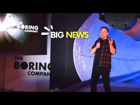 Elon Musk Announces Big News About The Boring Company
