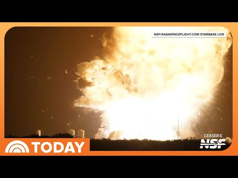 SpaceX Starship Rocket Explodes During Ground Test in Texas