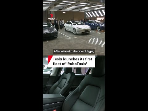 The first Tesla Robotaxis hit the streets