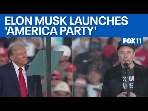 Elon Musk launches ‘America Party’  | FOX 11 LA