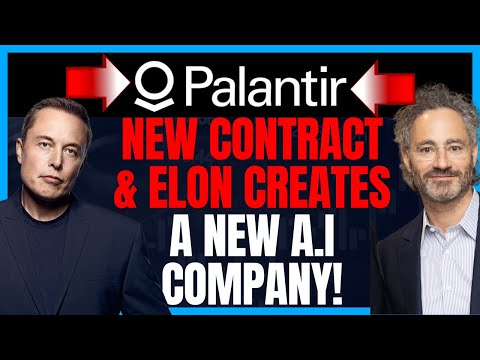 Palantir Signs another fantastic contract! Elon Musk Has Founded a new artificial intelligence company called xAI.