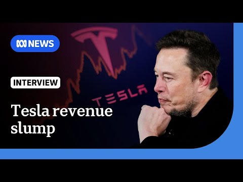 Tesla chief Elon Musk warns of ‘few rough quarters’ after profit plunge | The World | ABC NEWS