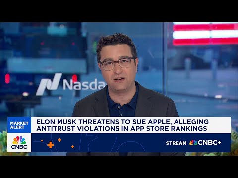 Elon Musk threatens to sue Apple, alleging antitrust violations in app store rankings