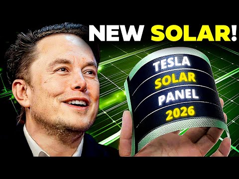 Elon Musk Just REVEALED A New Ultra Efficient Solar Panel!