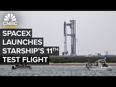 SpaceX launches its massive rocket Starship’s 11th test flight — 10/13/2025