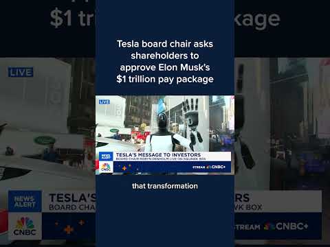 Tesla board chair asks shareholders to approve Elon Musk’s $1 trillion pay package