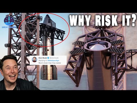 Elon’s SpaceX is taking HUGE RISK of Launch Tower in First Starship Launch…!!!