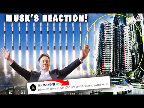 Elon Musk reacts to SpaceX’s NEW record SHOCKED all space companies…!