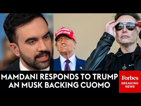 JUST IN: Zohran Mamdani Reacts To Elon Musk And President Trump Endorsing Andrew Cuomo For NYC Mayor