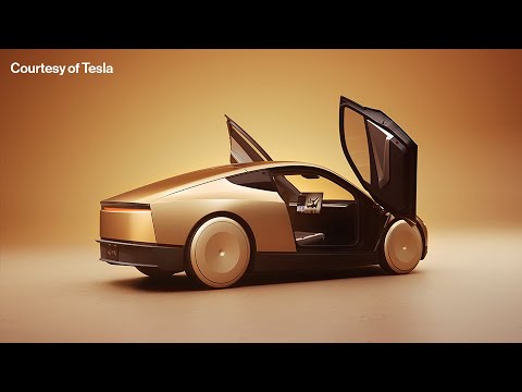 Elon Musk Unveils the Tesla Cybercab #tech