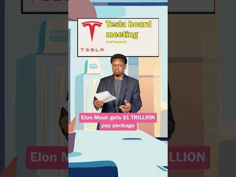 Elon Musk gets $1 TRILLION trillion pay package