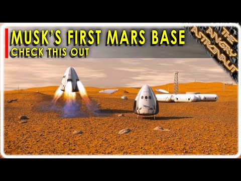 Check out Elon Musk’s first Mars base!!