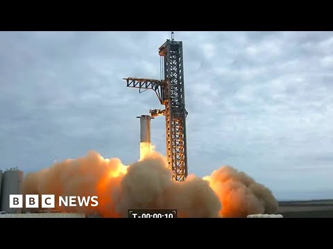 SpaceX launches Starship, the world’s most powerful rocket-system system, according to Elon Musk. BBC News