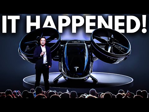 BREAKING! Elon Musk JUST REVEALED Tesla’s First FLYING Vehicle!