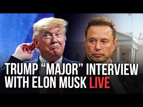 LIVE: Elon Musk interviews Donald Trump! Sensation 2024!