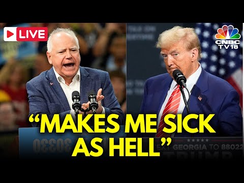 LIVE: Tim Walz Unleashes on Donald Trump and Elon Musk in Wisconsin Rally | Kamala Harris | N18G