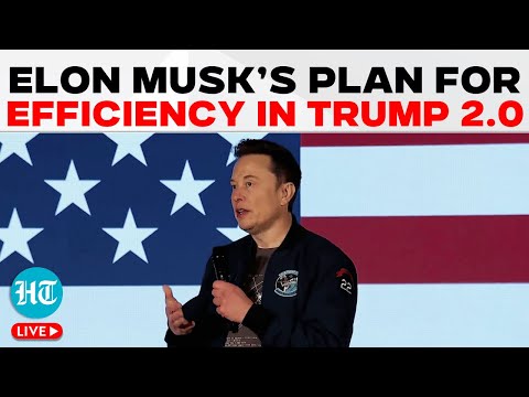 Elon Musk Speech Live | Musk To Head Ministry of Efficiency? Trump 2.0 Cabinet List | U.S Election