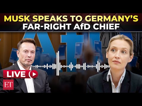 Elon Musk LIVE: Tesla CEO speaks to Germany’s far-right party AfD chief Alice Weidel